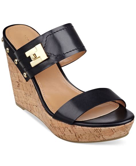 tommy hilfiger wedge sandals|tommy hilfiger wedge sandals sale.